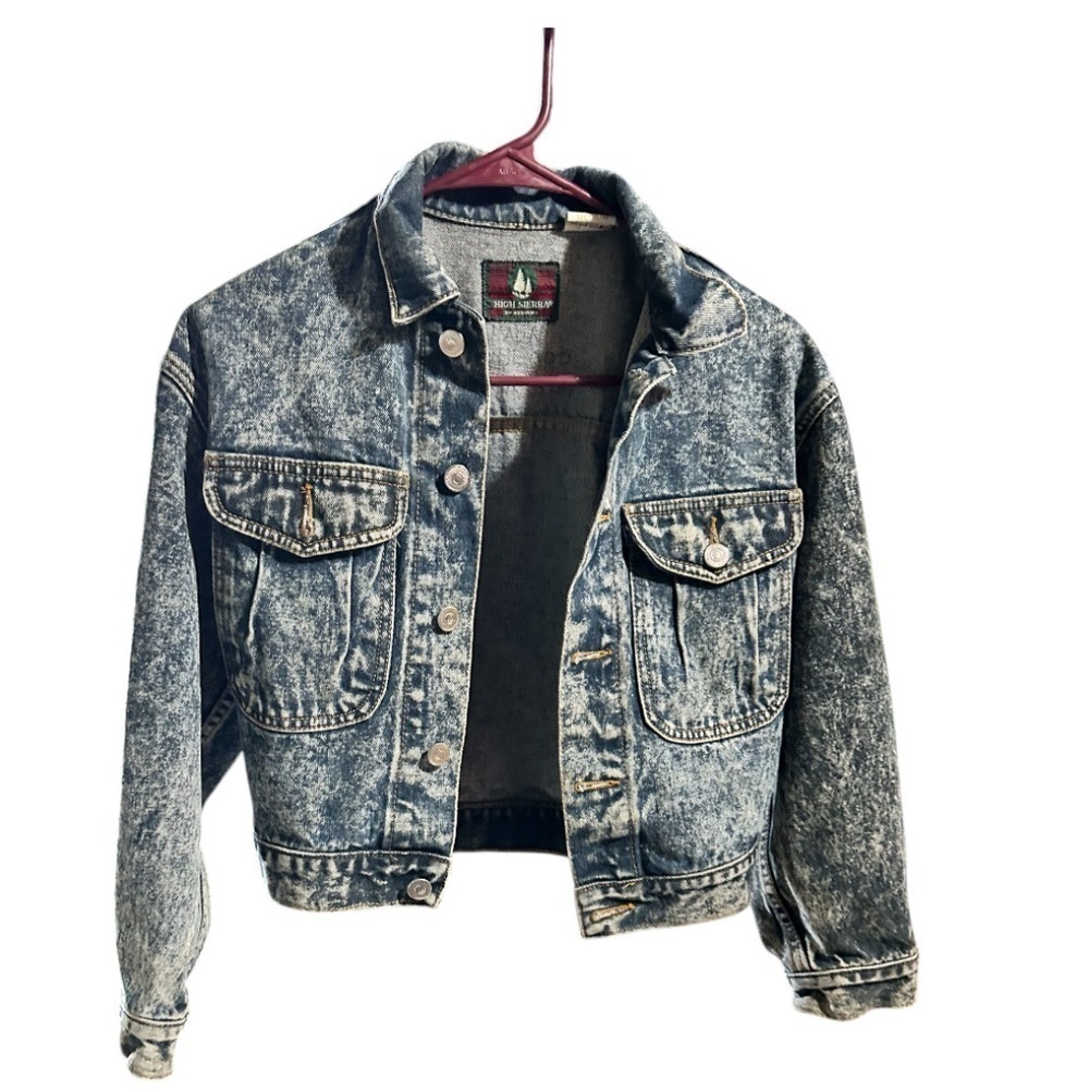High Sierra Classic vintage Blue Denim Jacket medium - Picture 2 of 8